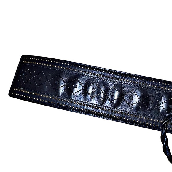 Authentic Gucci 11 SS Runway Frida Giannini Studded Bamboo Rope Tied Wrap Belt - Picture 6 of 11